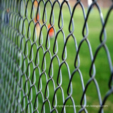 Valla de enlace de cadena de plástico, Valla de enlace de cadena galvanizada